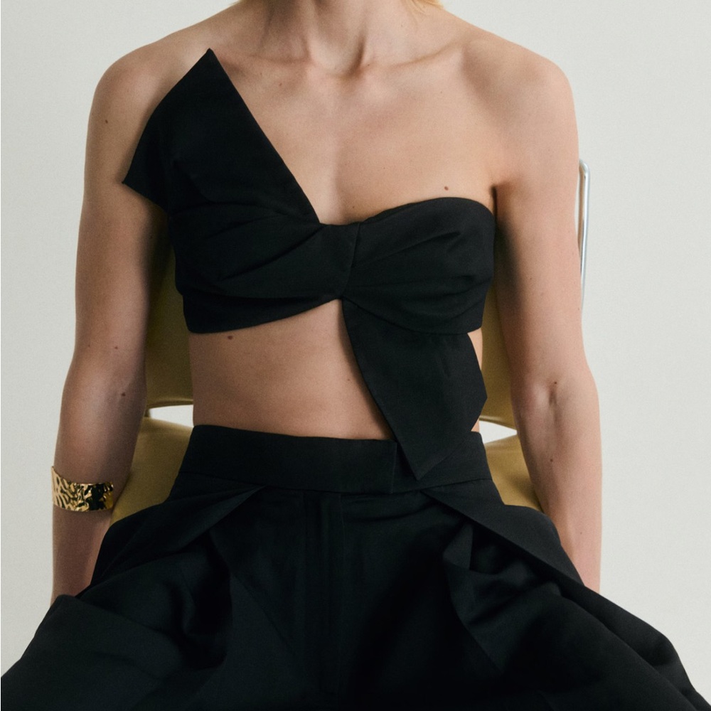 Mango Bow Crop Top - Sold Out in Stores